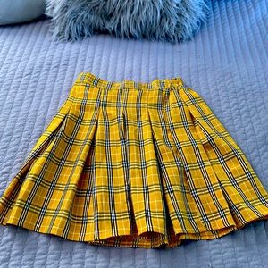 Plaid skirt from Shein